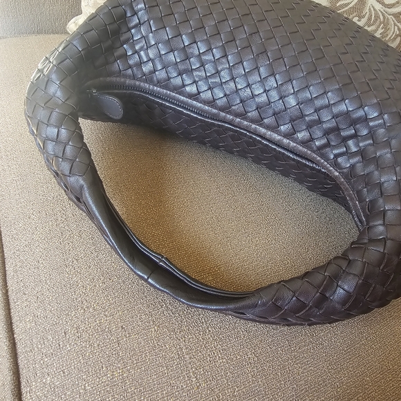 Bottega Veneta Nappa Intrecciato  Veneta Hobo Bag Brown - Picture 7 of 16